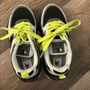 Champion Black and Neon Yellow Athletic Shoes